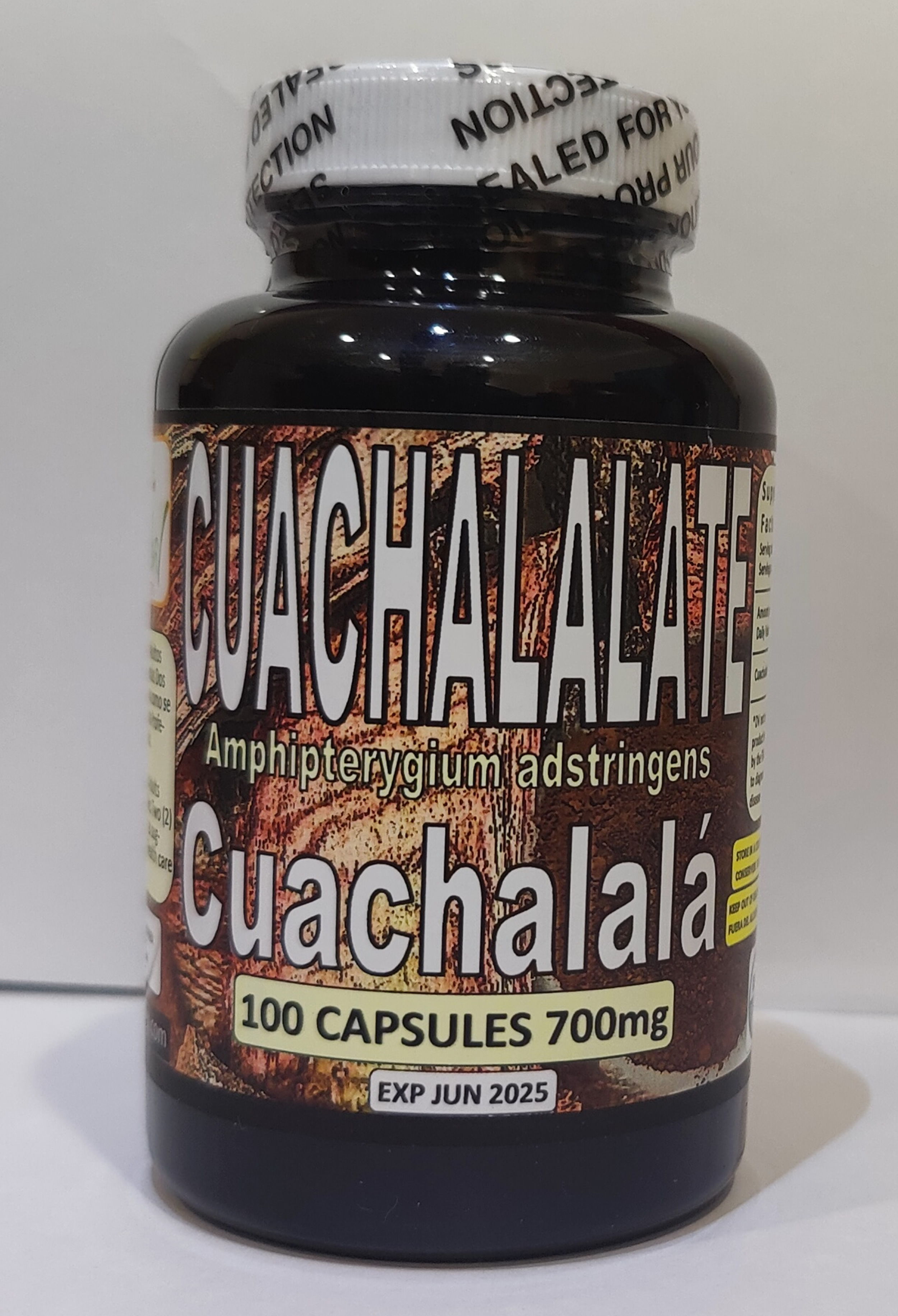 Cuachalalate Bark Seca Palo Cuachinala 100 Capsulas/capsules Organic ...