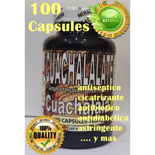 Cuachalalate Bark Seca Palo Cuachinala 100 Capsulas/capsules Organic ...