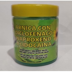 Gel de arnica 125g Naproxeno y lidocaina Original MX
