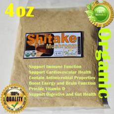 Shiitake, Shitake Mushroom Powder, Organic shiitake mushrooms 4 oz