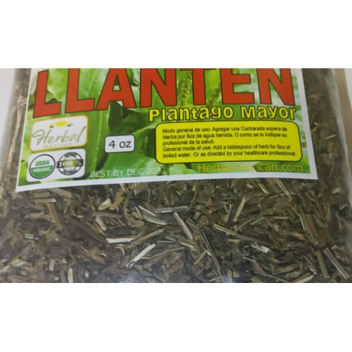 Plantain Leaf, 3 oz., Te de Llanten , LLanten Leaves